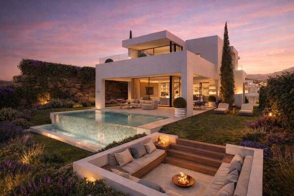 Luxurious villa with panoramic sea views in the heart of Estepona golf, Estepona