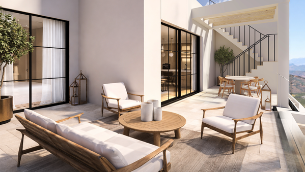 The ultimate Eichholtz penthouse with private pool in Luna Nova, Guaro