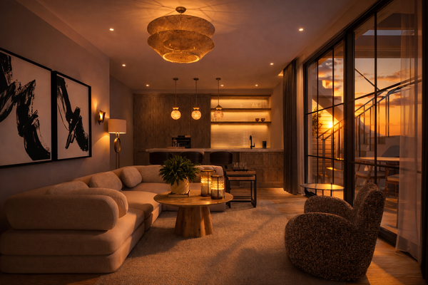 The ultimate Eichholtz penthouse with private pool in Luna Nova, Guaro