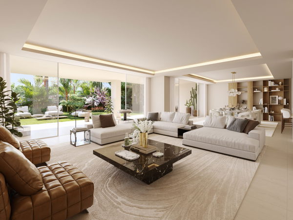 Beautiful apartment with huge terraces on the Golden Mile Marbella