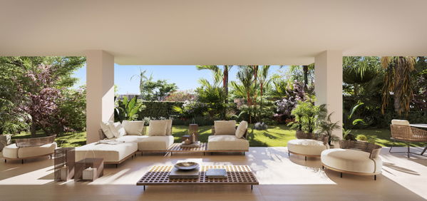 Beautiful apartment with huge terraces on the Golden Mile Marbella
