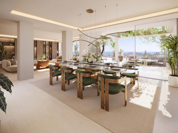 Beautiful apartment with huge terraces on the Golden Mile Marbella