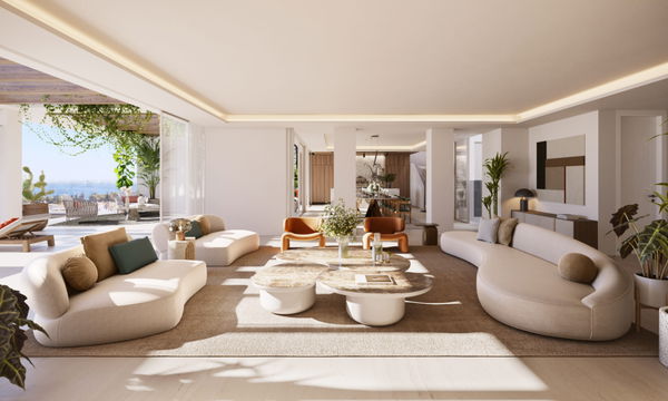 Beautiful apartment with huge terraces on the Golden Mile Marbella