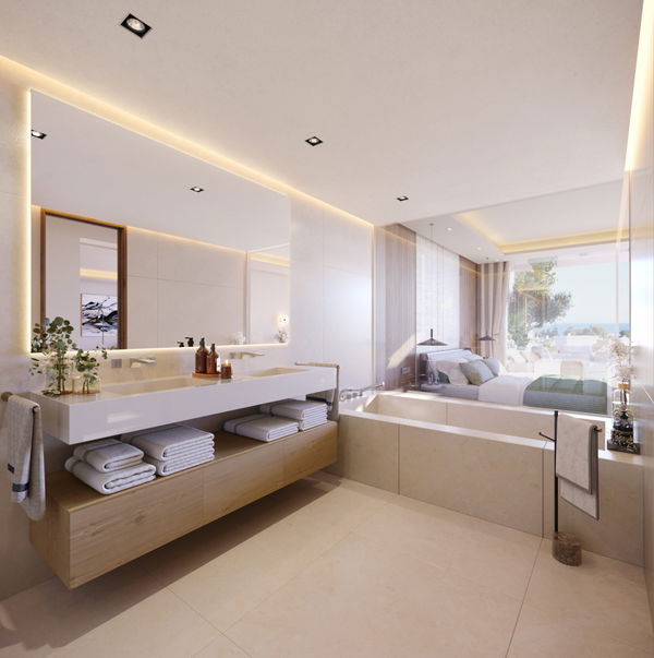Beautiful apartment with huge terraces on the Golden Mile Marbella