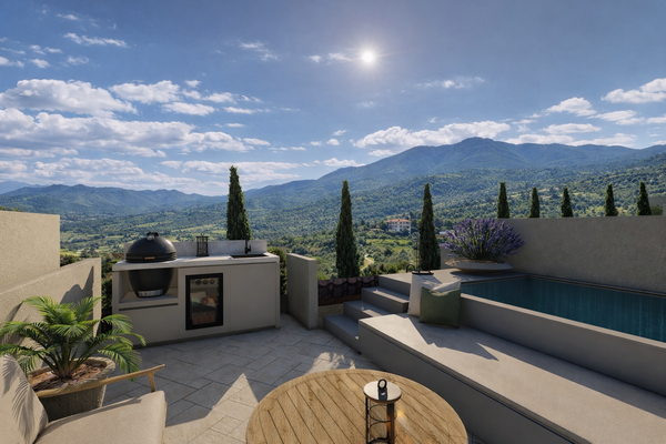 Eichholtz Branded Townhouse with a private Garden and pool in Luna Nova, Guaro