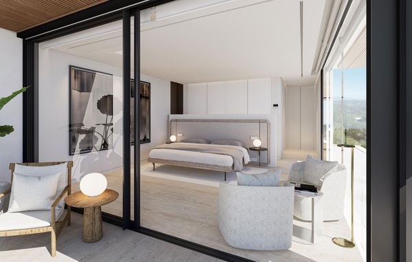 Architectural villa with Infinity pool and panoramic sea views in La Reserva, Sotogrande