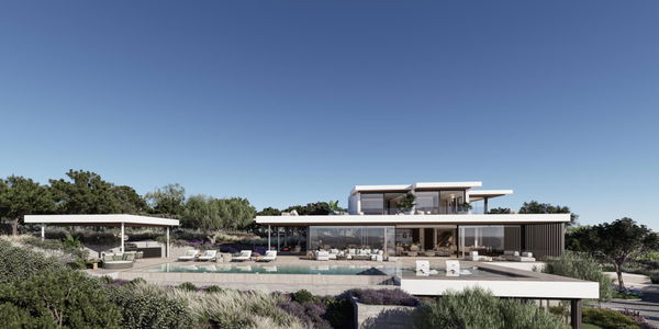 Architectural villa with Infinity pool and panoramic sea views in La Reserva, Sotogrande
