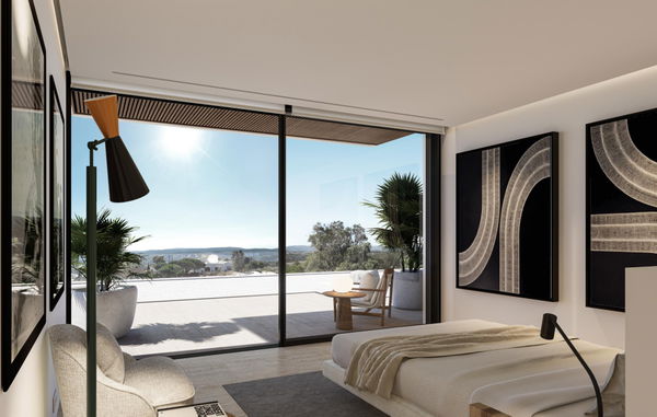 Architectural villa with Infinity pool and panoramic sea views in La Reserva, Sotogrande