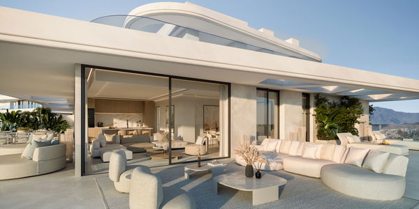 Stylish apartment with panoramic views in New Golden Mile, Estepona