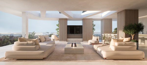 Stylish apartment with panoramic views in New Golden Mile, Estepona