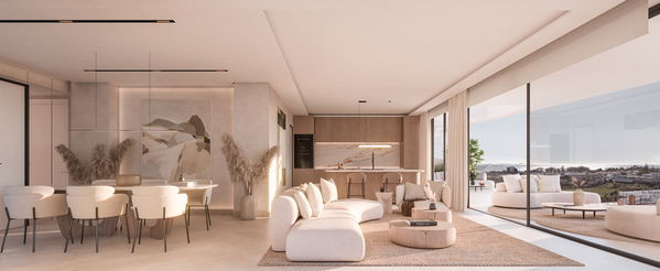 Stylish apartment with panoramic views in New Golden Mile, Estepona