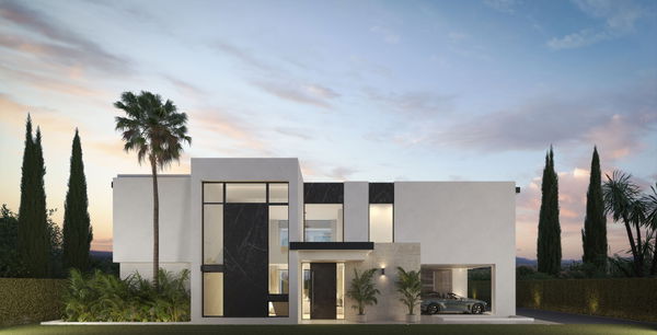 Modern villa with spacious garden in Bel Air, New Golden Mile