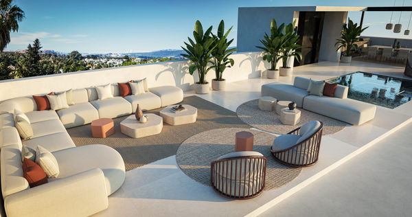 Modern villa with spacious garden in Bel Air, New Golden Mile