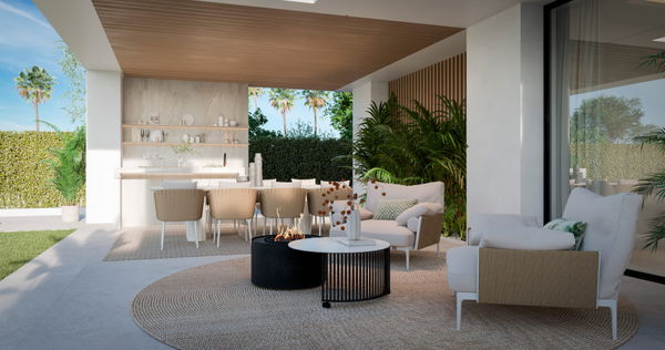 Modern villa with spacious garden in Bel Air, New Golden Mile