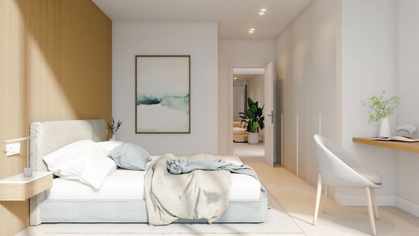 Sophisticated ground floor apartment with private garden in Elviria, Marbella East.