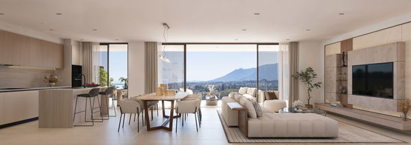Stylish duplex penthouse with private rooftop solarium in Cancelada, Estepona