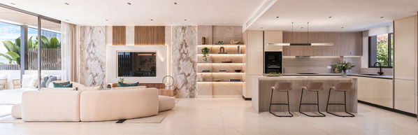 Stylish duplex penthouse with private rooftop solarium in Cancelada, Estepona