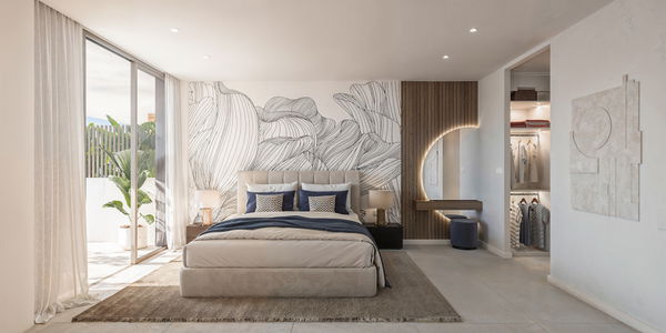 Stylish duplex penthouse with private rooftop solarium in Cancelada, Estepona
