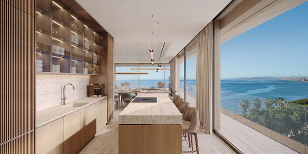 Elegant first floor beachfront residence with expansive terraces at Tyrian, Estepona