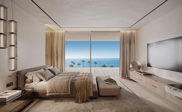 Elegant first floor beachfront residence with expansive terraces at Tyrian, Estepona