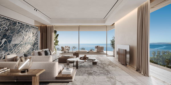 Elegant first floor beachfront residence with expansive terraces at Tyrian, Estepona