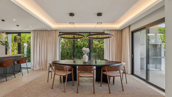 Refined contemporary living with sea views in Los Naranjos, Nueva Andalucía