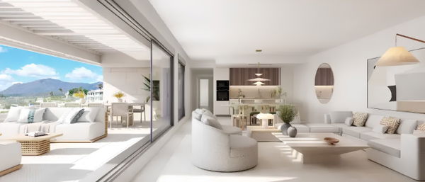 Remarkable penthouse with private rooftop pool and panoramic views in Selwo, Estepona