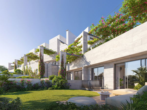 Contemporary ground floor residence with private terrace, New Golden Mile, Estepona