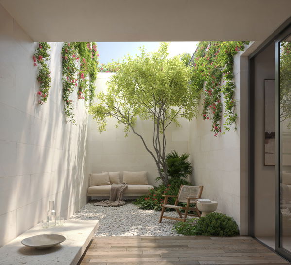 Contemporary ground floor residence with private terrace, New Golden Mile, Estepona