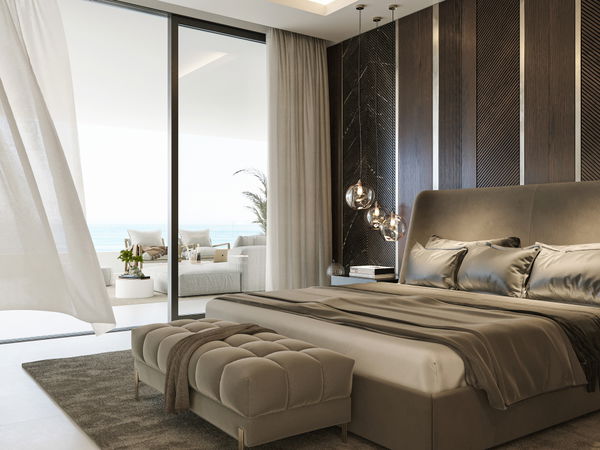 Luxury beachfront apartment in exclusive tower in Málaga West