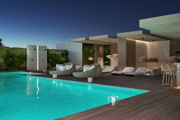 Luxury beachfront apartment in exclusive tower in Málaga West