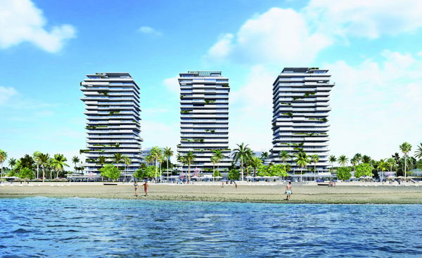 Luxury beachfront apartment in exclusive tower in Málaga West