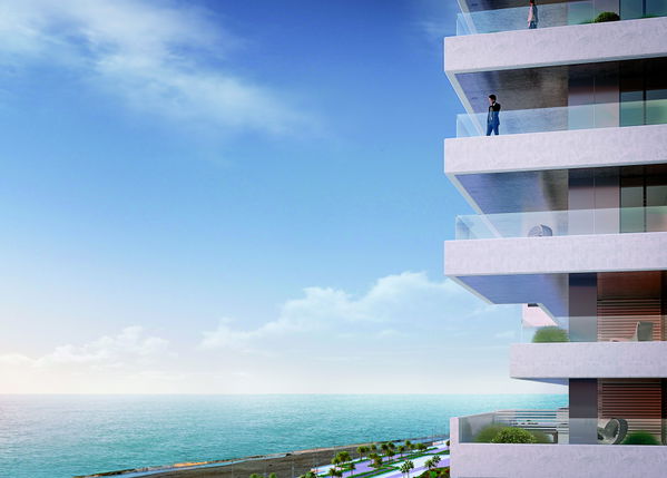 Luxury beachfront apartment in exclusive tower in Málaga West