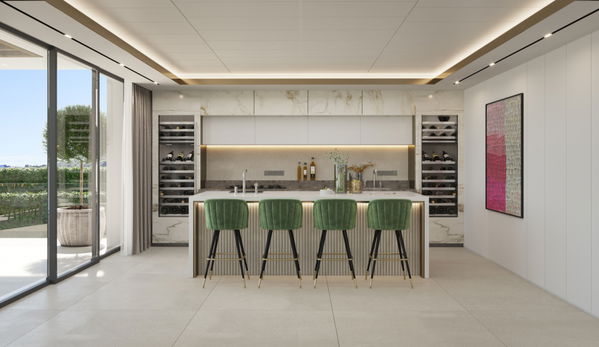 Project for front line golf villas in the surroundings of the Villa Padierna Hotel, Los Flamingos Golf, Benahavis