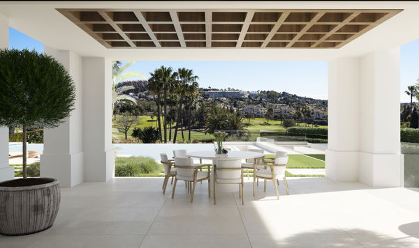 Project for front line golf villas in the surroundings of the Villa Padierna Hotel, Los Flamingos Golf, Benahavis