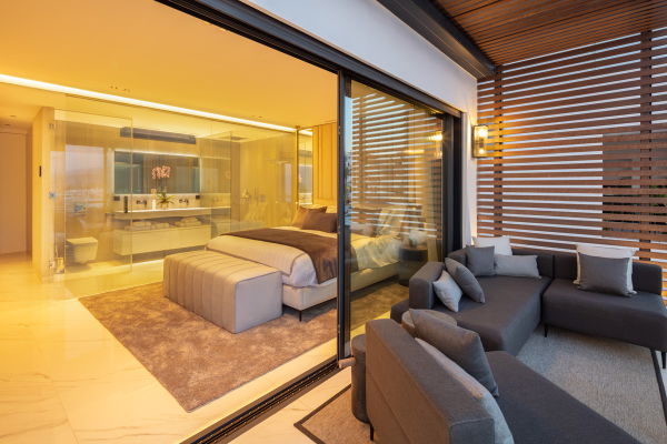 Newly renovated modern apartment on the front line of Puerto Banus, Marbella