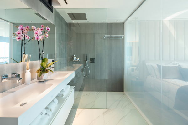 Newly renovated modern apartment on the front line of Puerto Banus, Marbella