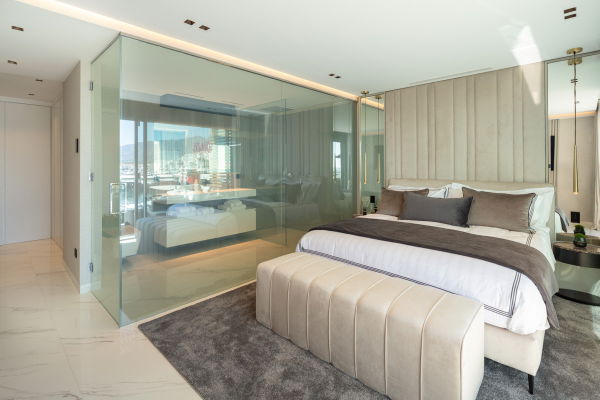 Newly renovated modern apartment on the front line of Puerto Banus, Marbella