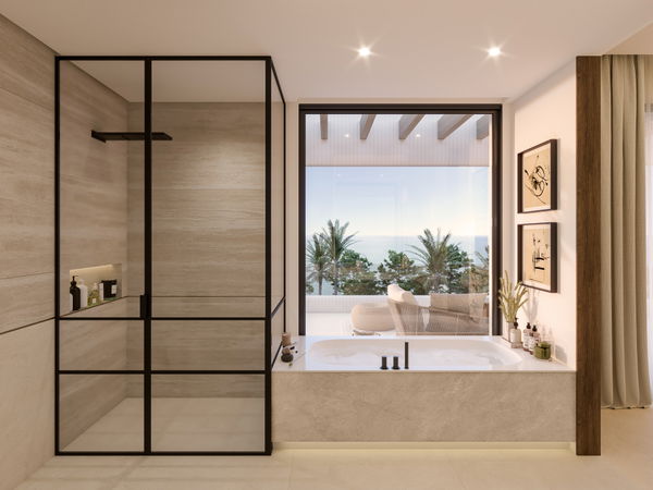 Ground Floor Duplex in front line beach, Marbella East, Las Chapas