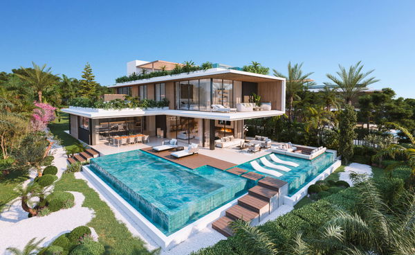 Villa off plan in Cascada de Camoján, Golden Mile, Marbella