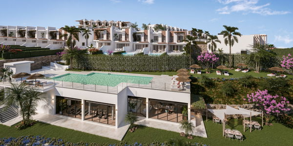 Townhouse with pool next to golf course El Chaparral