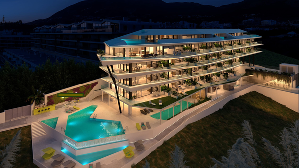 Exceptional apartment with spectacular sea views in El Higuerón, Fuengirola