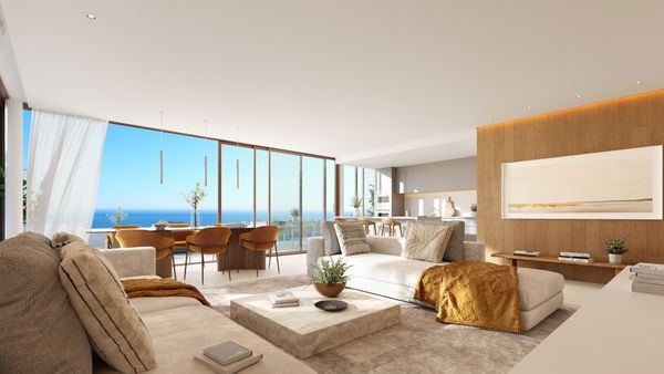Bright penthouse with sea views in El Higuerón