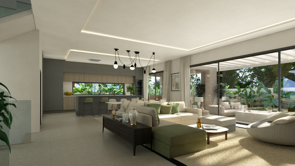 Villa with large swimming pool in spectacular gated complex