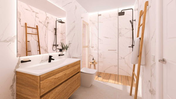 Modern new construction penthouse with stunning sea views in Estepona