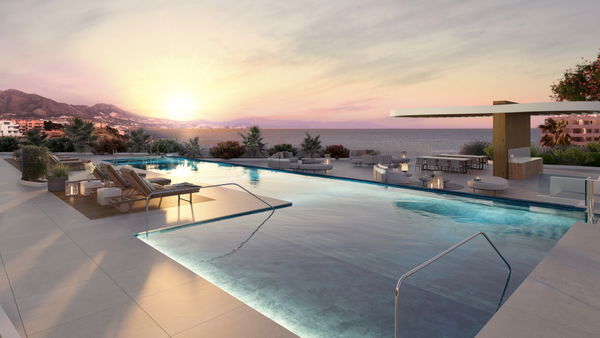 Penthouse with spectacular panoramic sea view terrace, Mijas Costa