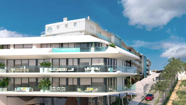 Stunning penthouse with private pool in El Higuerón, Fuengirola