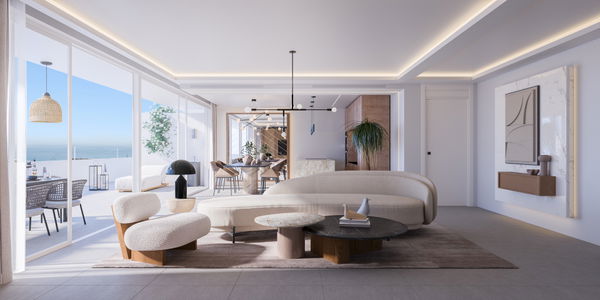 Modern penthouse with outdoor kitchen, El Higueron, Fuengirola