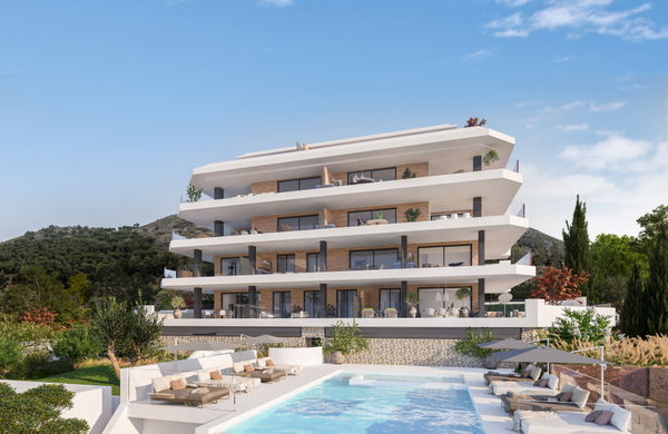 Modern penthouse with outdoor kitchen, El Higueron, Fuengirola