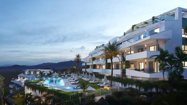 Modern penthouse in a gated complex, Mijas
